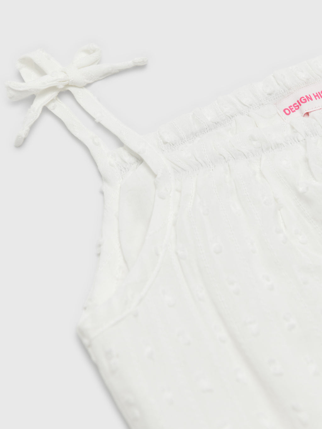 Design History Girls' Swiss Dot Tank - Saint Bernard