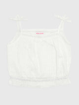 Design History Girls' Swiss Dot Tank - Saint Bernard