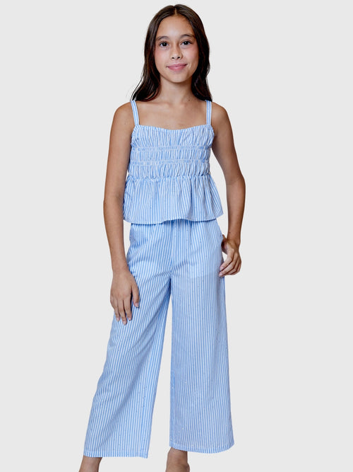 Design History Girls' Smocked Embellished Tank
