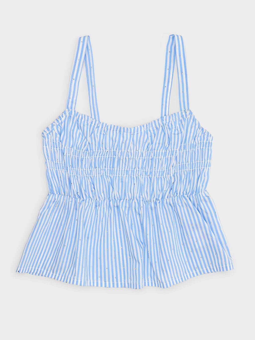 Design History Girls' Smocked Embellished Tank - Saint Bernard