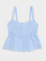 Design History Girls' Smocked Embellished Tank - Saint Bernard