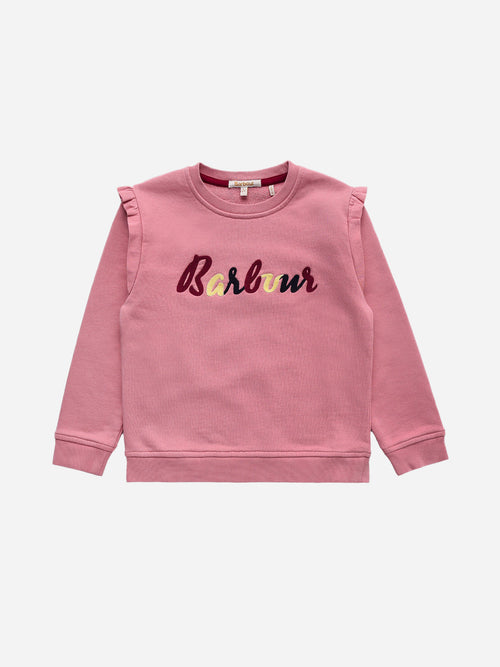 Barbour Girls' Otterburn Frill Sweatshirt