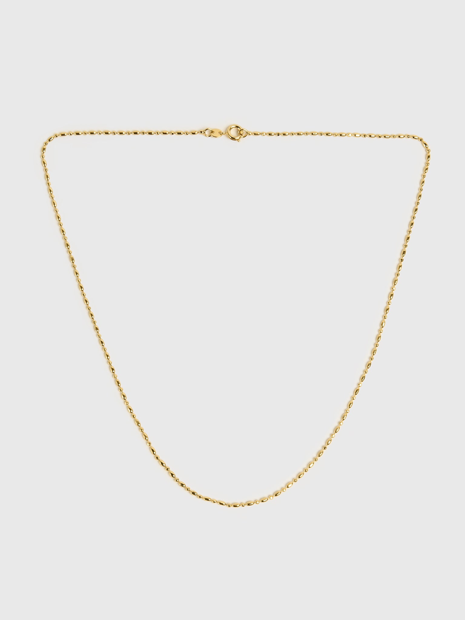 Alexa Leigh Gold Bar & Ball Chain Necklace - Saint Bernard