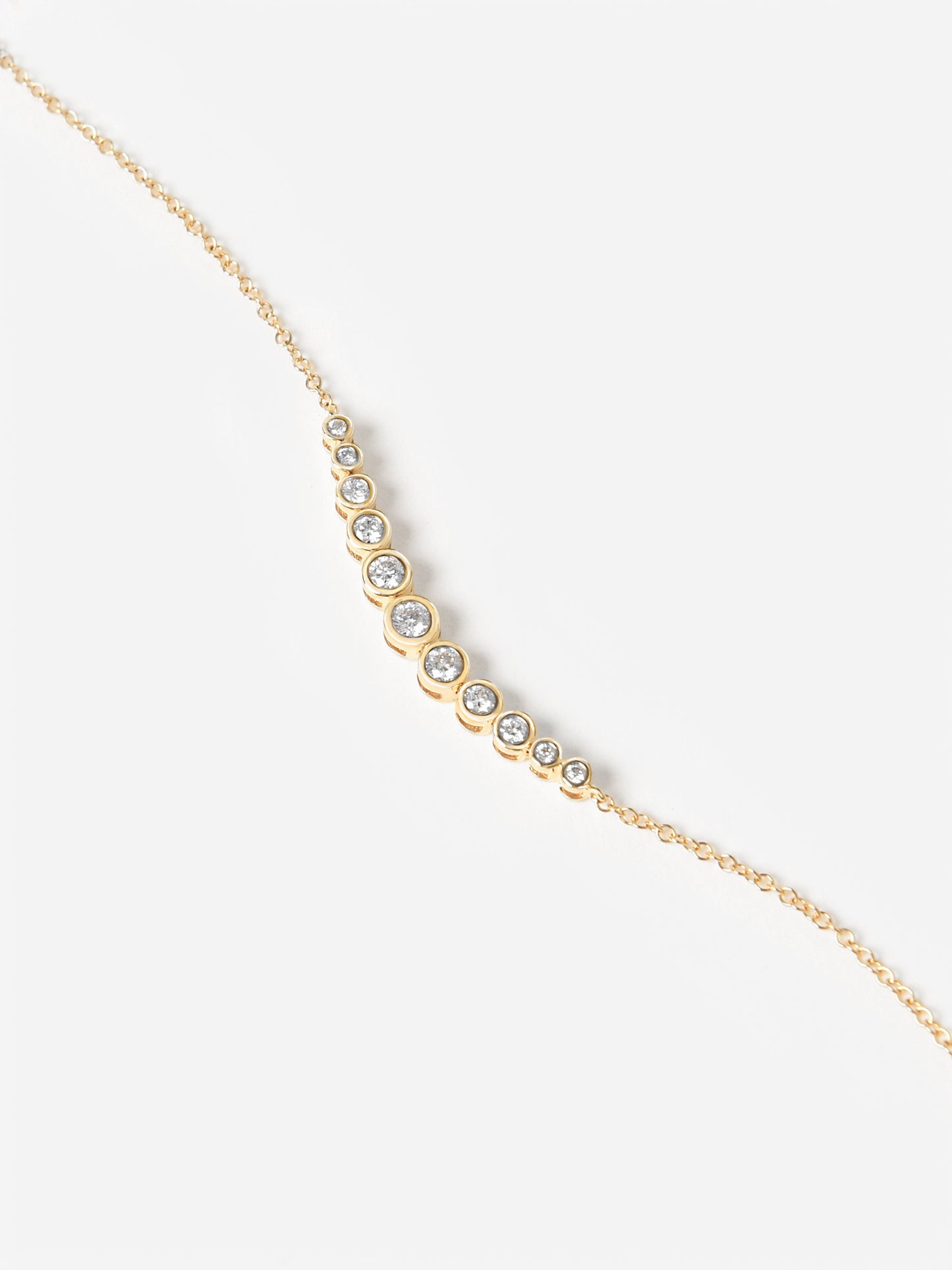 Francie B. Women's Diamond Beaded Chain Bracelet
