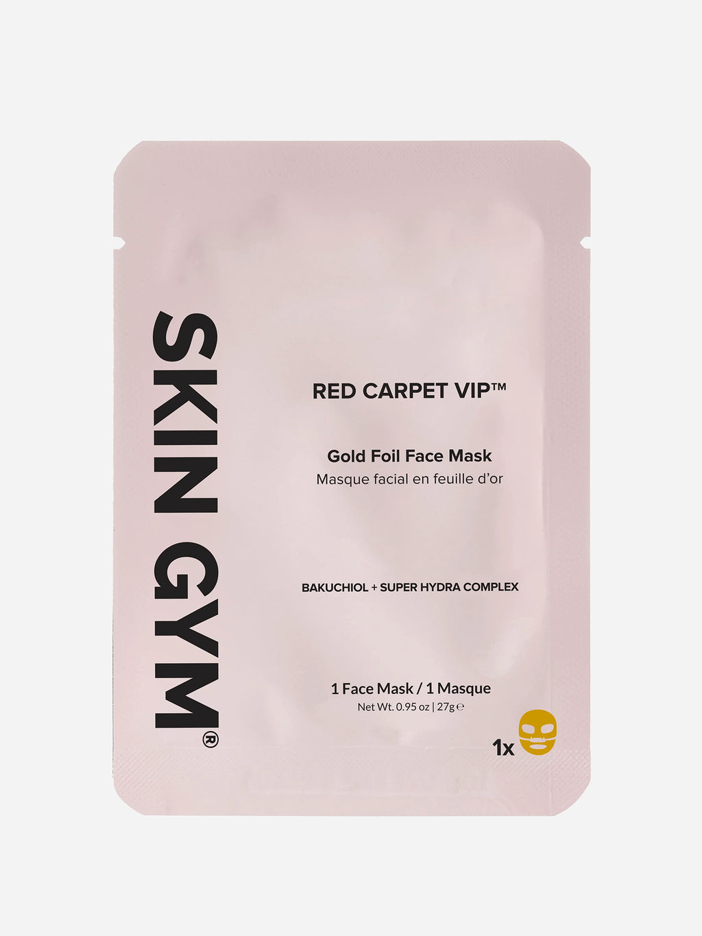 Skin Gym Gold Foil Face Mask Single - Saint Bernard
