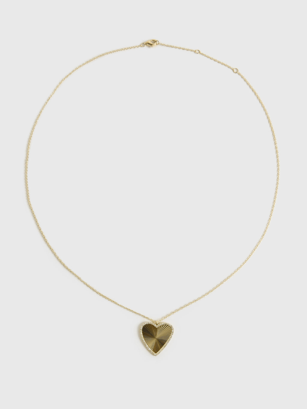 GOLD HEART NECKLACExGOLD-alt2