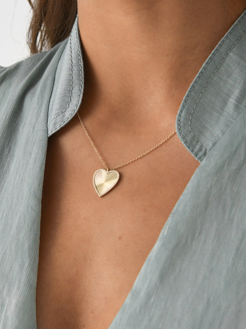 Francie B. Heart Necklace