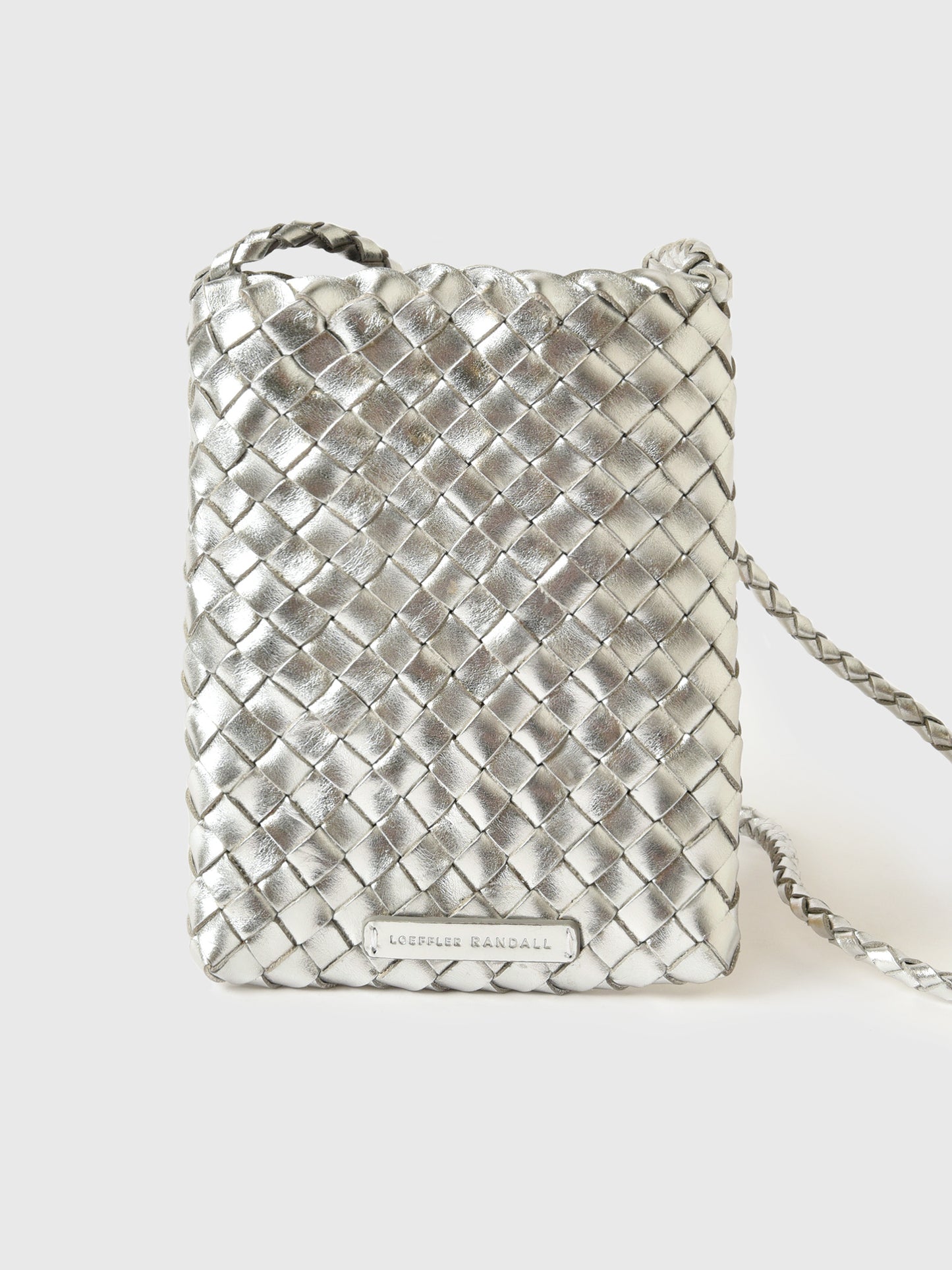 Loeffler Randall Grace Mini Woven Crossbody - Saint Bernard