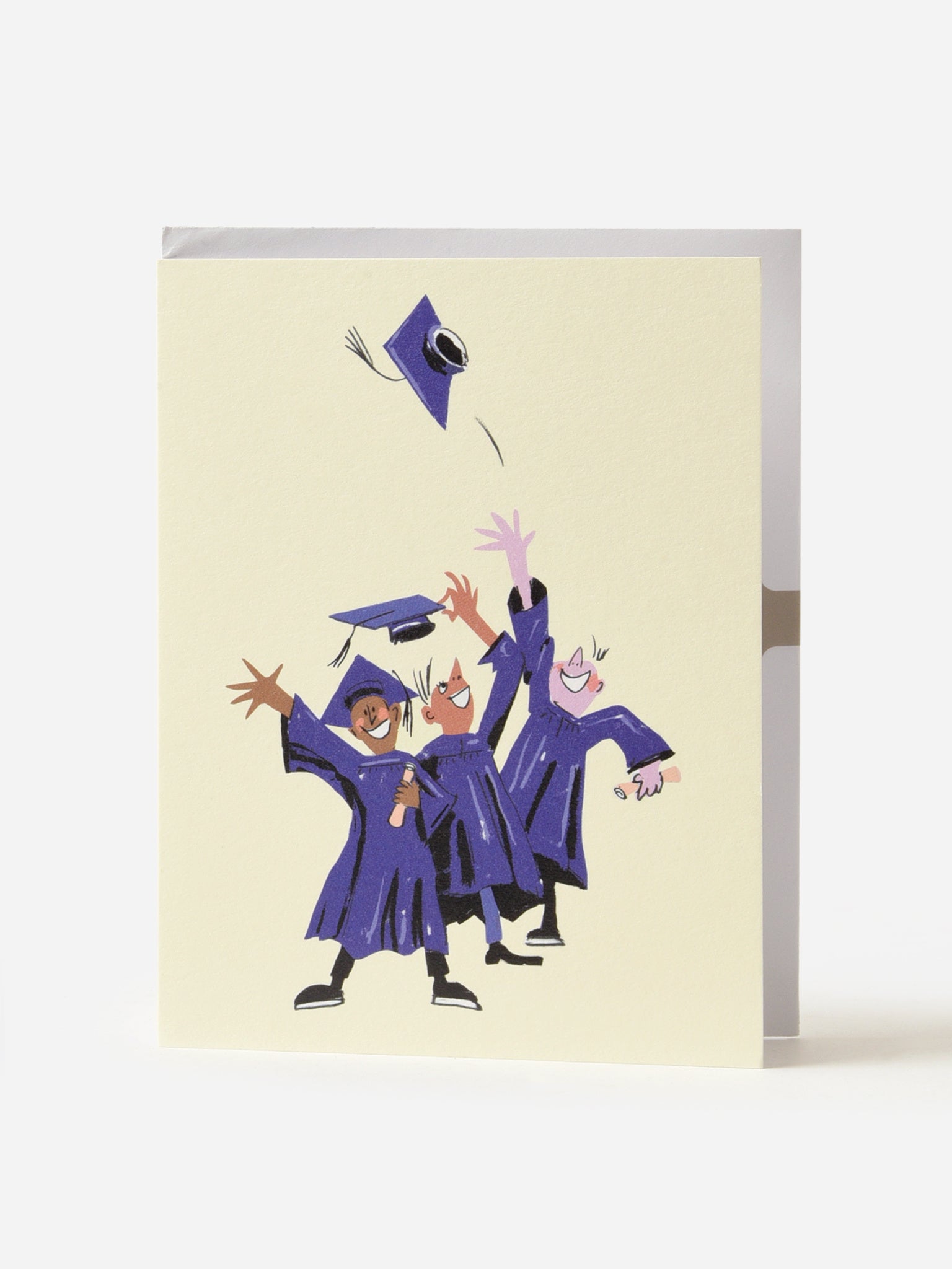 Half Penny Postage Graduation Card - Saint Bernard