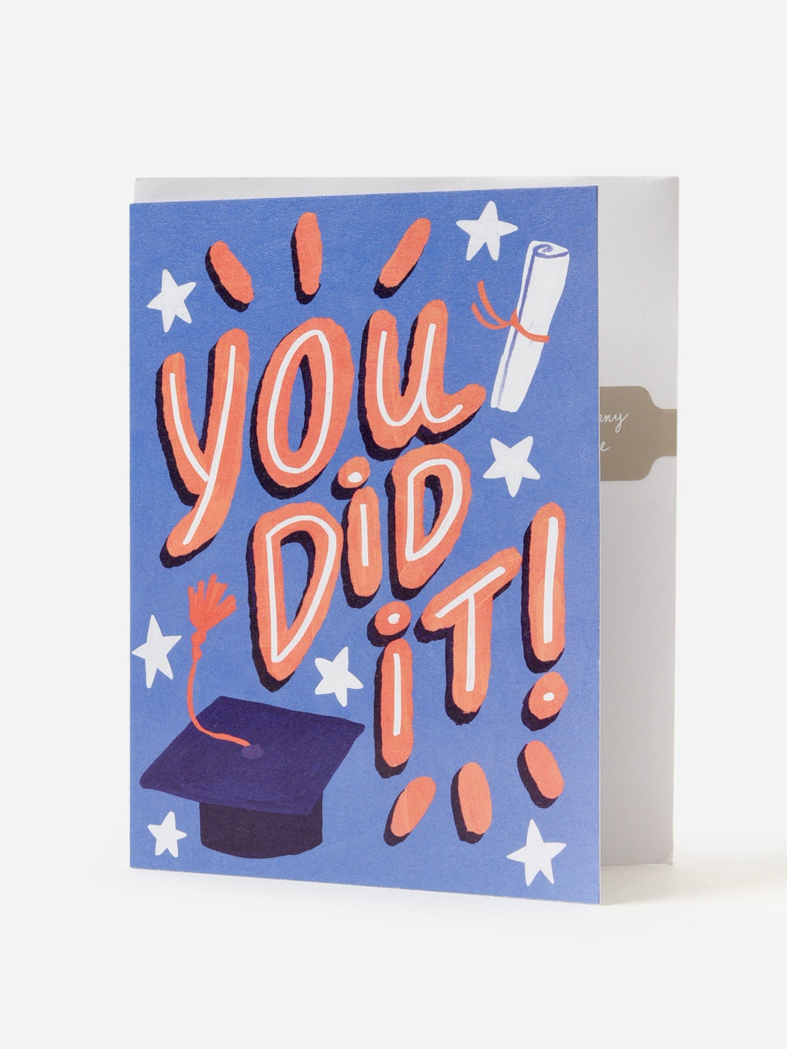 Half Penny Postage Graduation Card - Saint Bernard