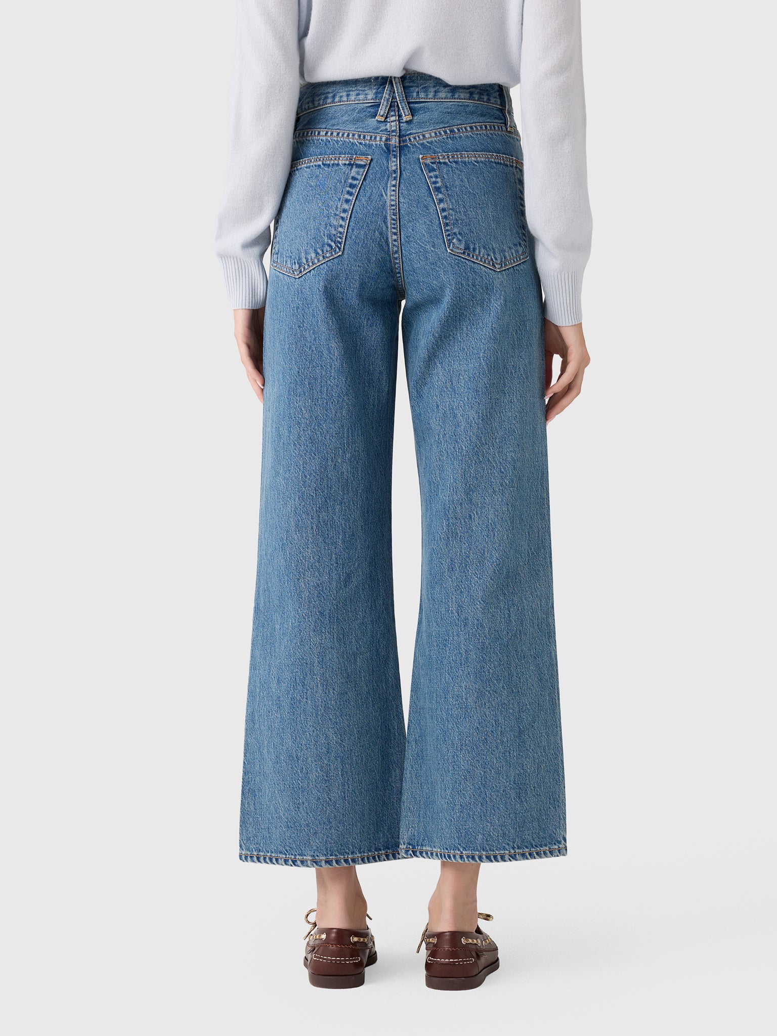 SLVRLAKE Women's Grace Ankle Jean - Saint Bernard