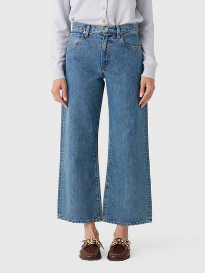 SLVRLAKE Women's Grace Ankle Jean - Saint Bernard