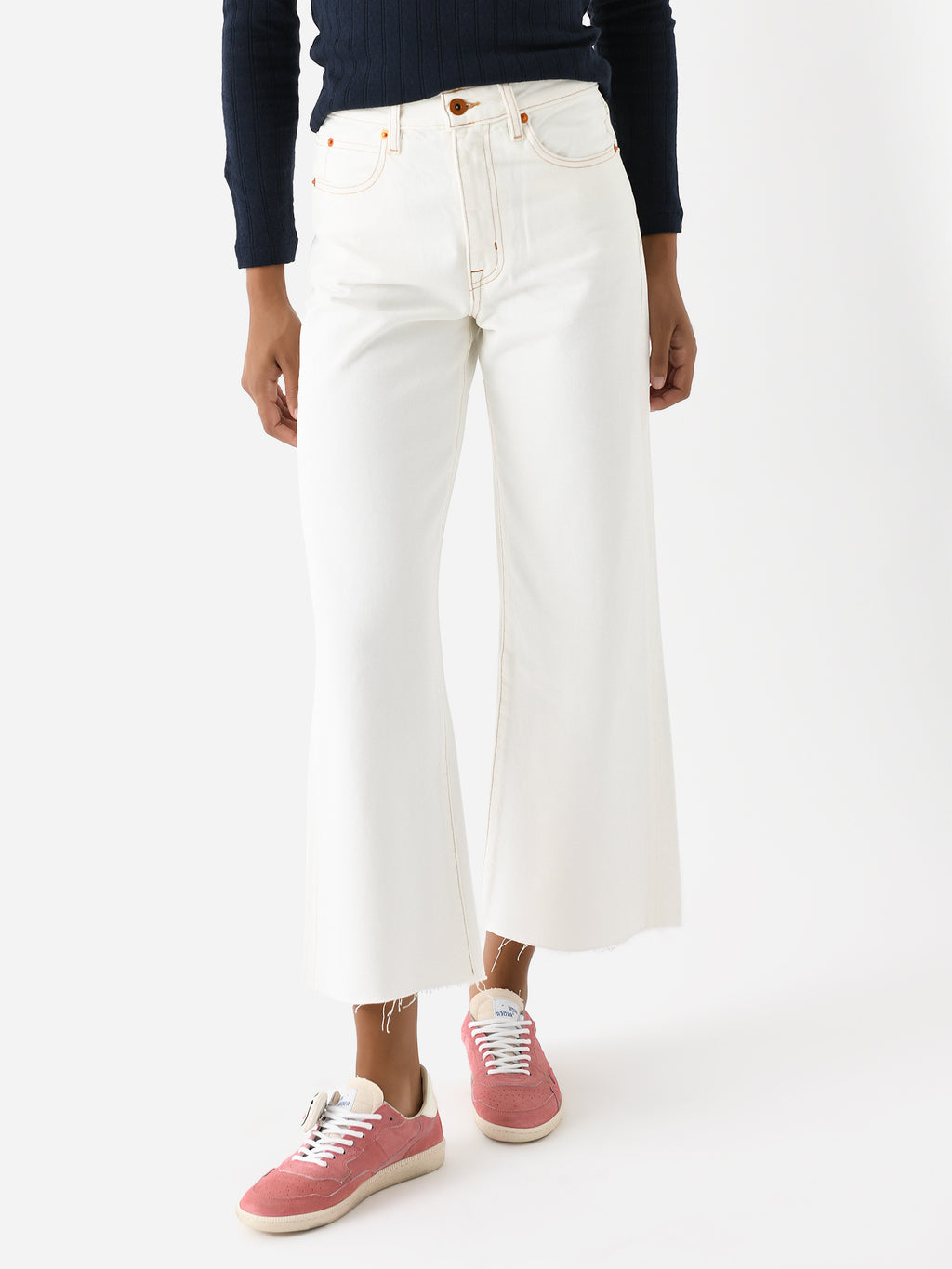 SLVRLAKE Women's Grace Crop Jean - Saint Bernard