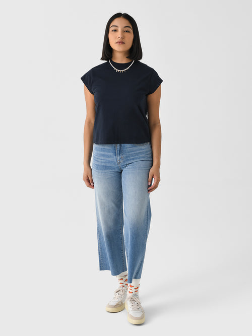 SLVRLAKE Women's Grace Crop Jean