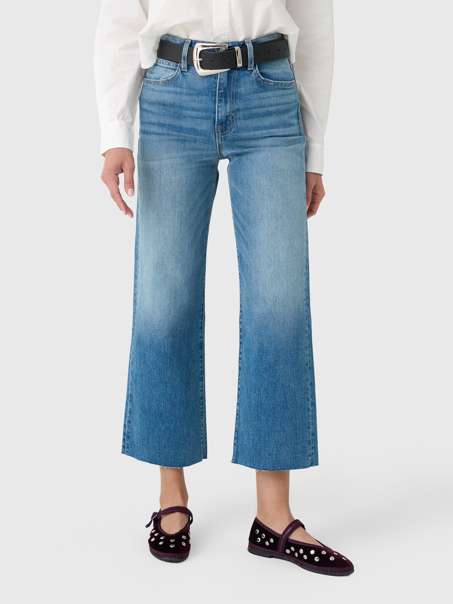 SLVRLAKE Women's Grace Crop Jean