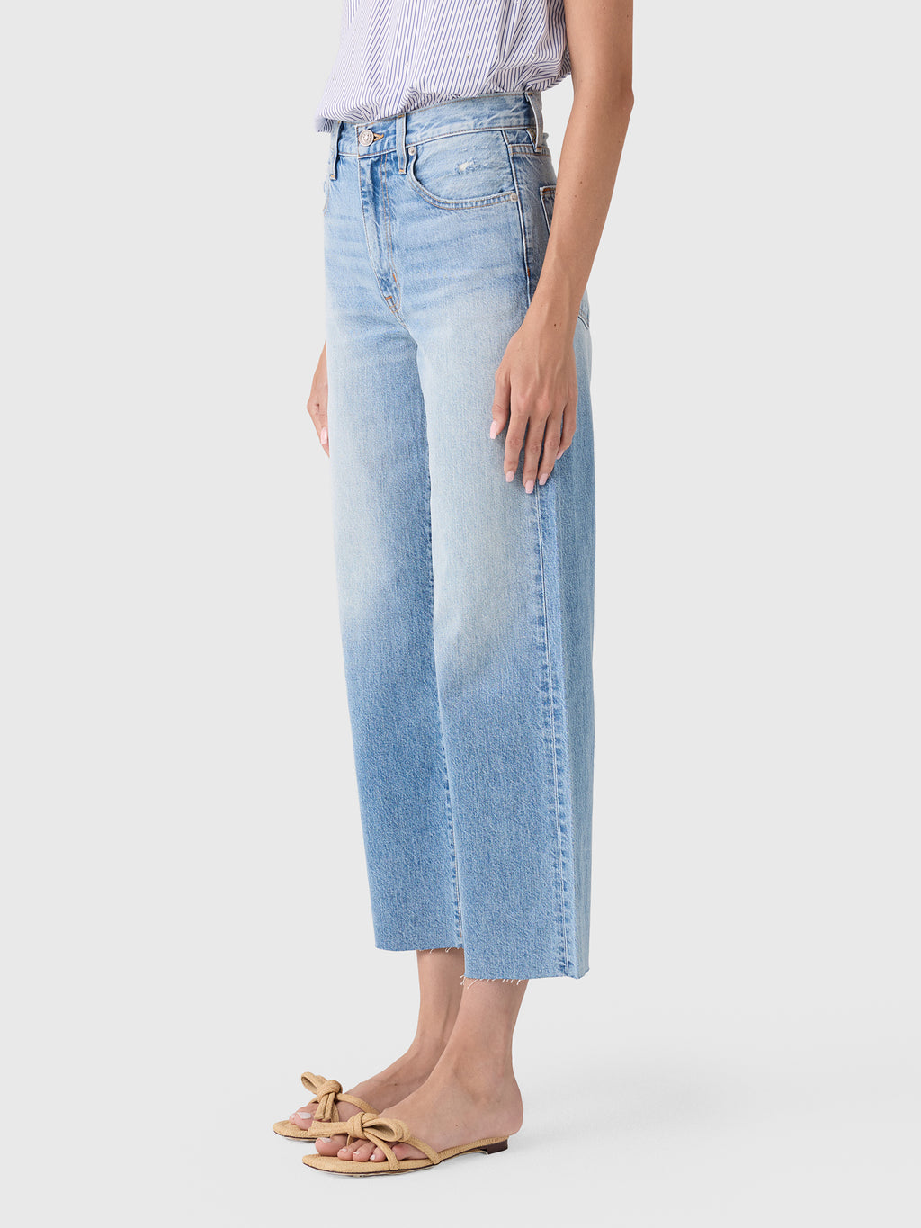 SLVRLAKE Women's Grace Crop Jean - Saint Bernard