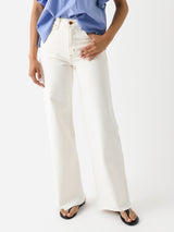 SLVRLAKE Women's Grace Wide Leg Jean - Saint Bernard