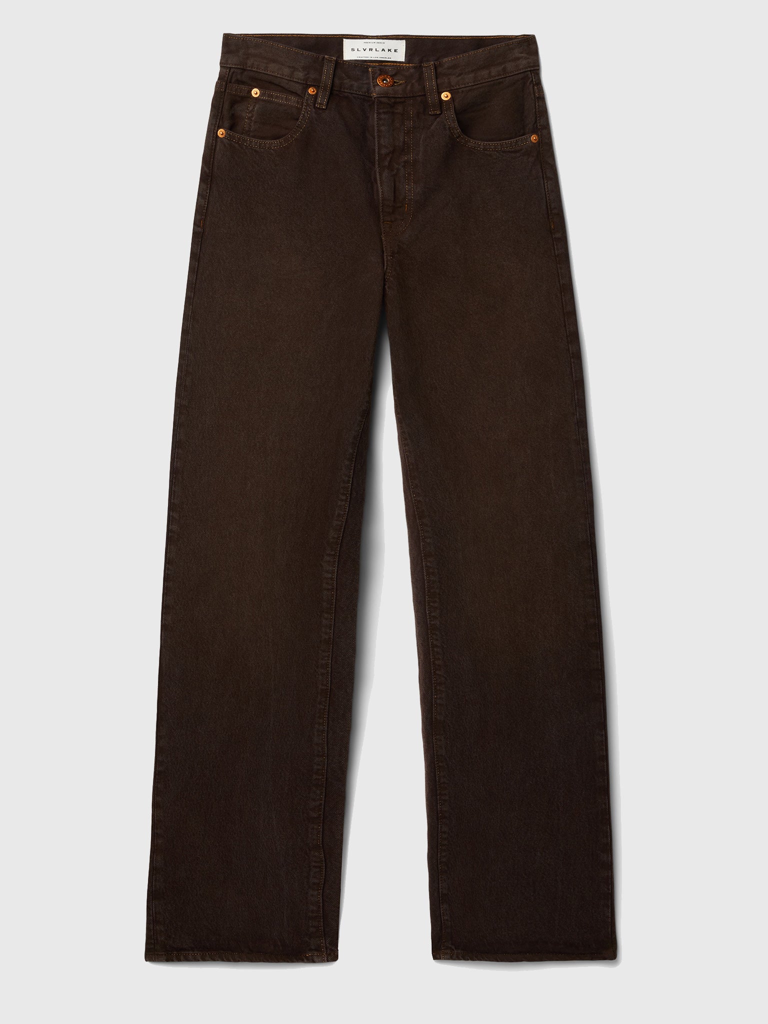 SLVRLAKE Women's Grace Wide Leg Jean - Saint Bernard