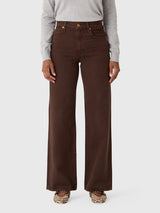 SLVRLAKE Women's Grace Wide Leg Jean - Saint Bernard