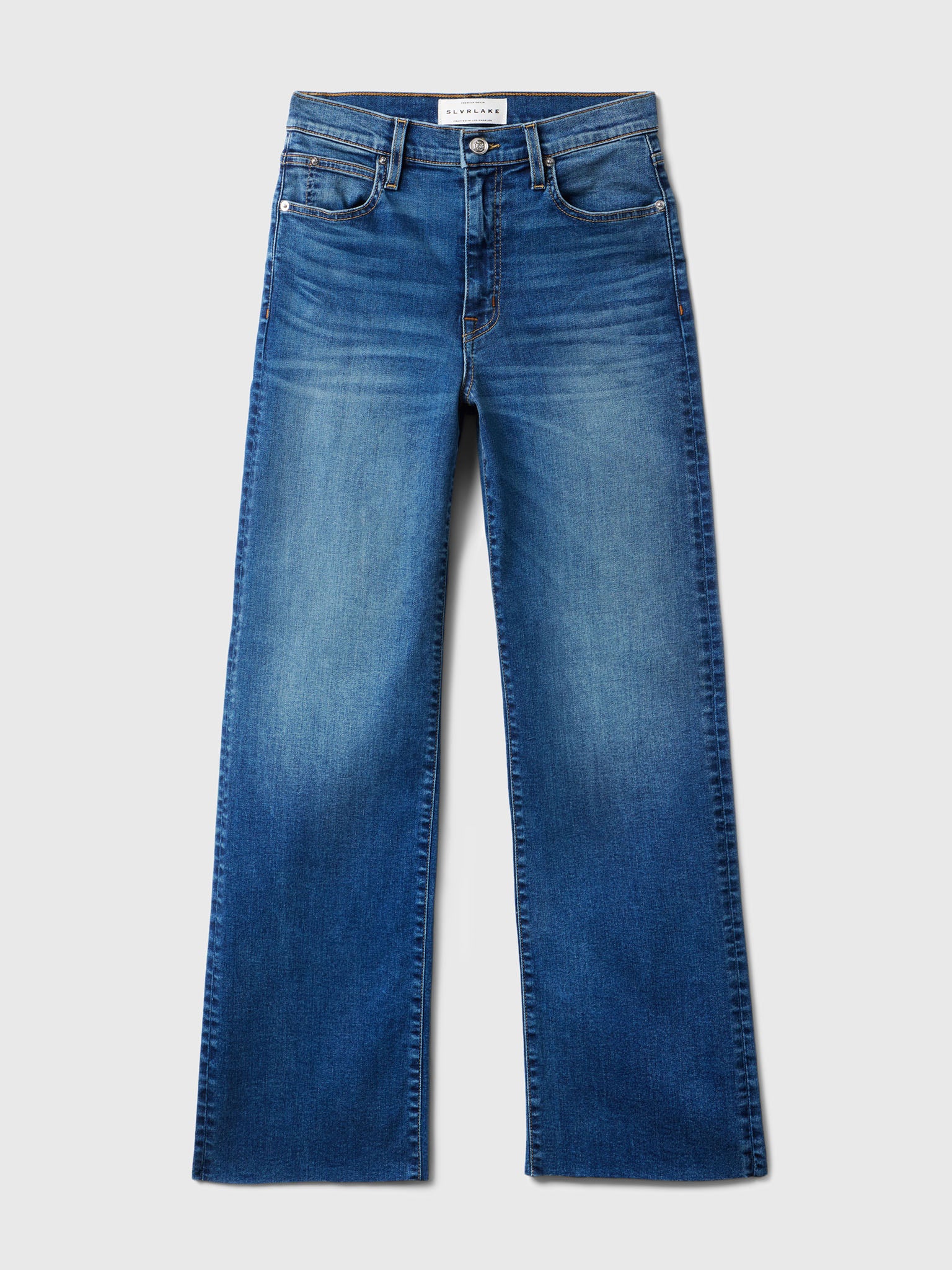SLVRLAKE Women's Grace Wide Leg Jean - Saint Bernard