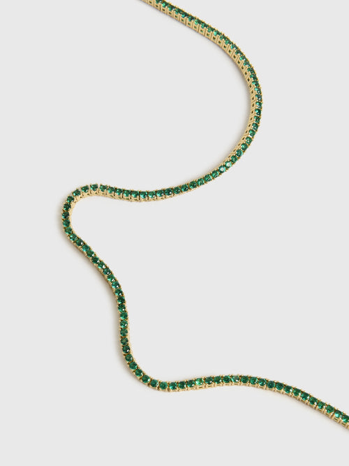 Alexa Leigh Green Everyday Tennis Necklace