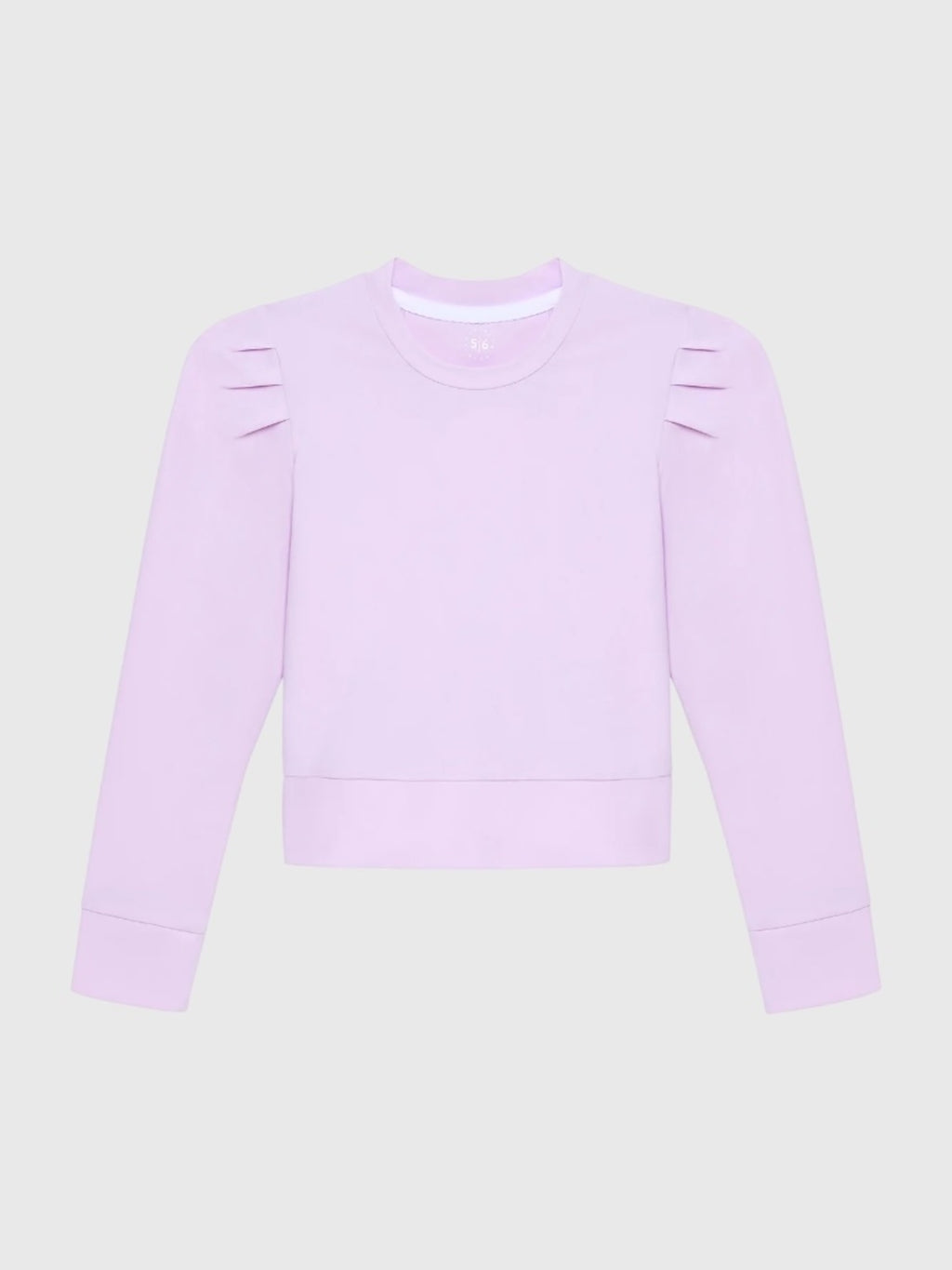 Courtside Kids Girls' Lavender Ruffle Pullover - Saint Bernard