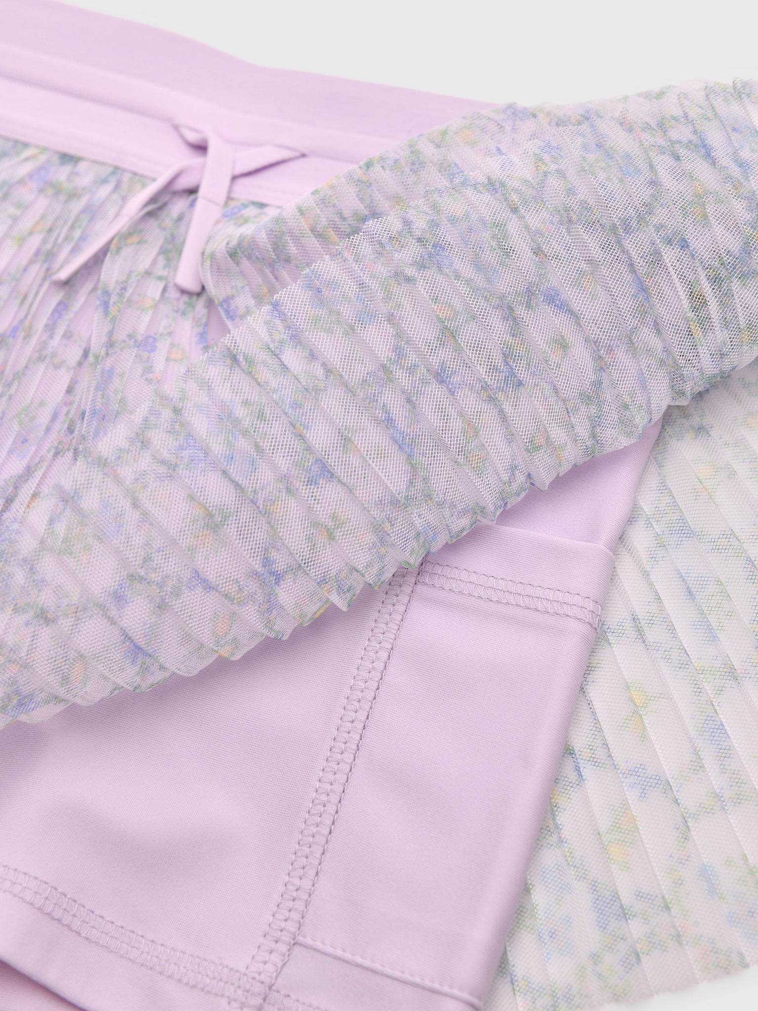 Courtside Kids Girls' Lavender Love Pleated Skort - Saint Bernard