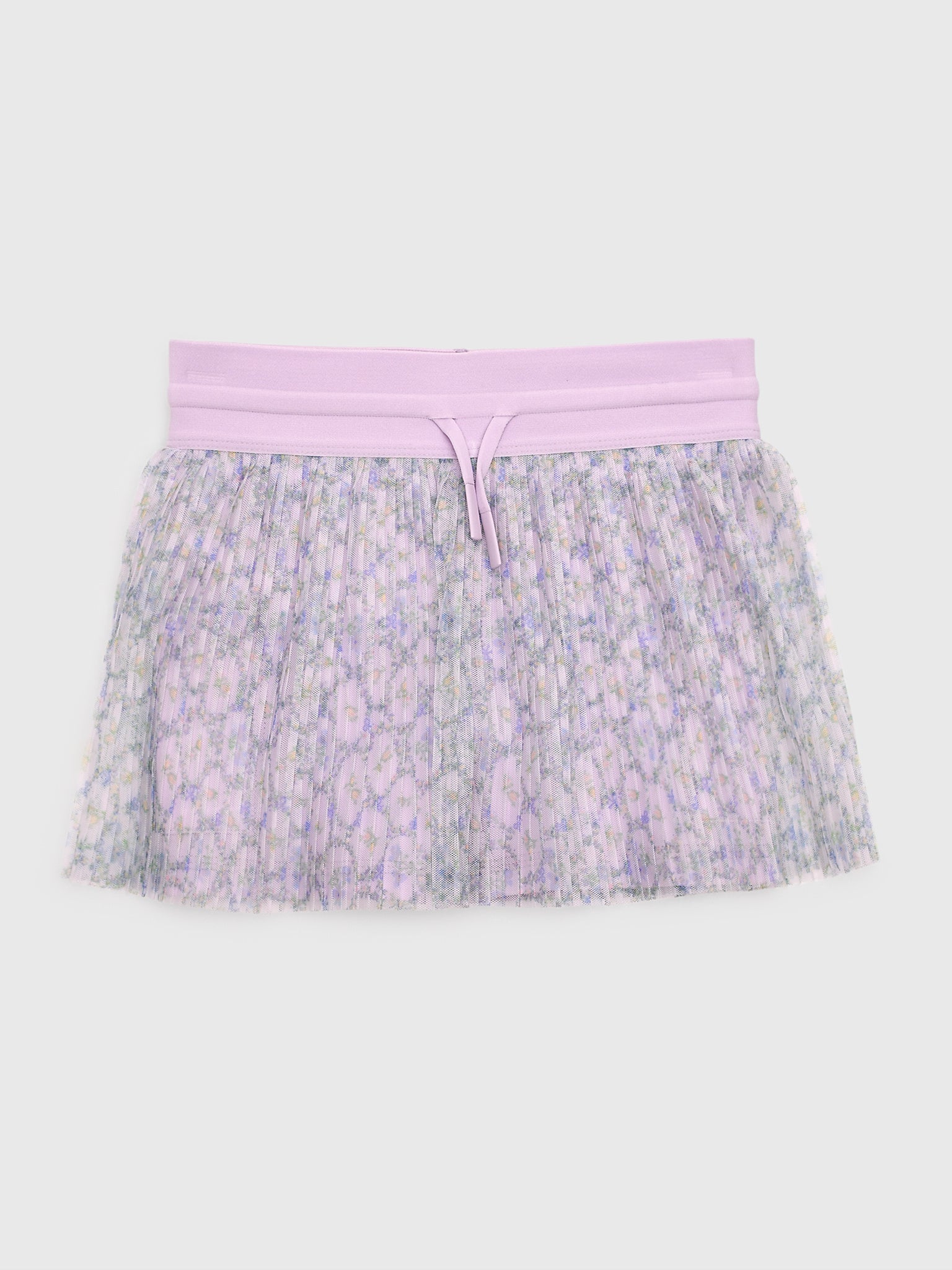 Courtside Kids Girls' Lavender Love Pleated Skort - Saint Bernard