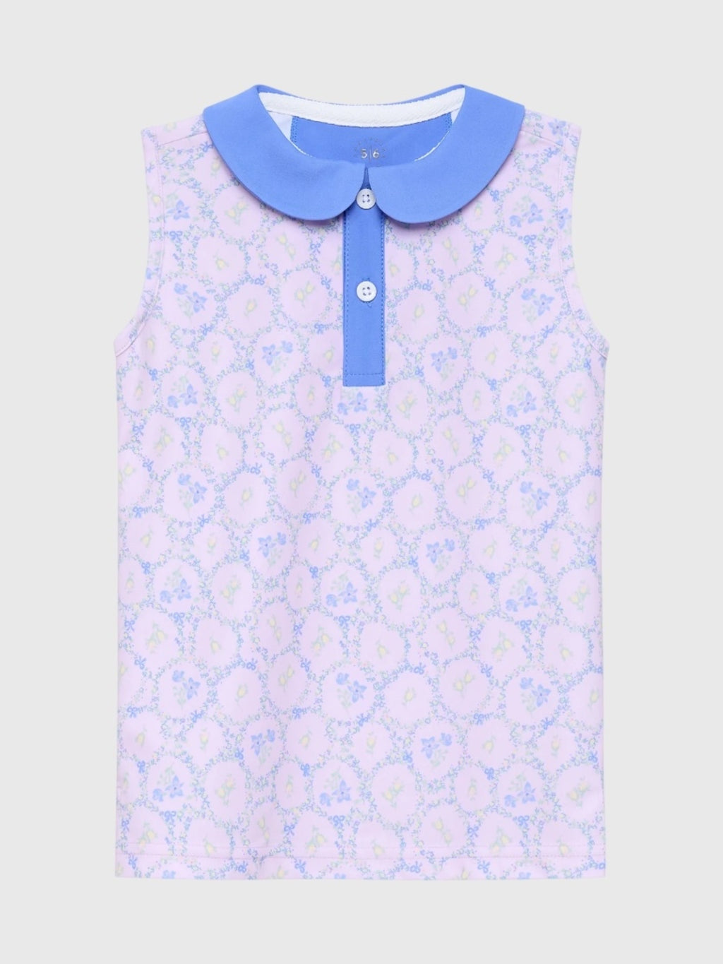 Courtside Kids Girls' Lavender Love Girly Girl Tank - Saint Bernard