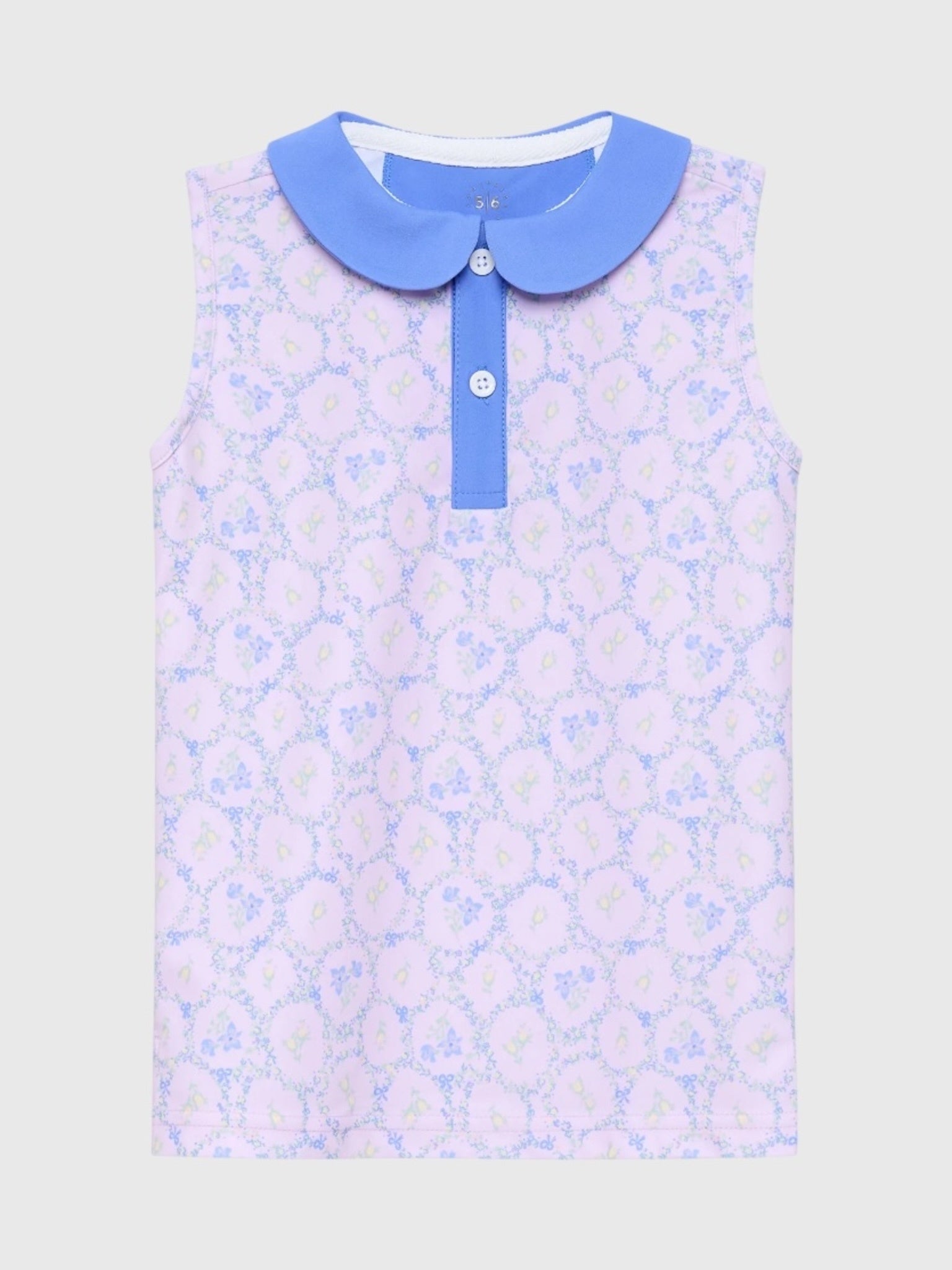 Courtside Kids Girls' Lavender Love Girly Girl Tank - Saint Bernard