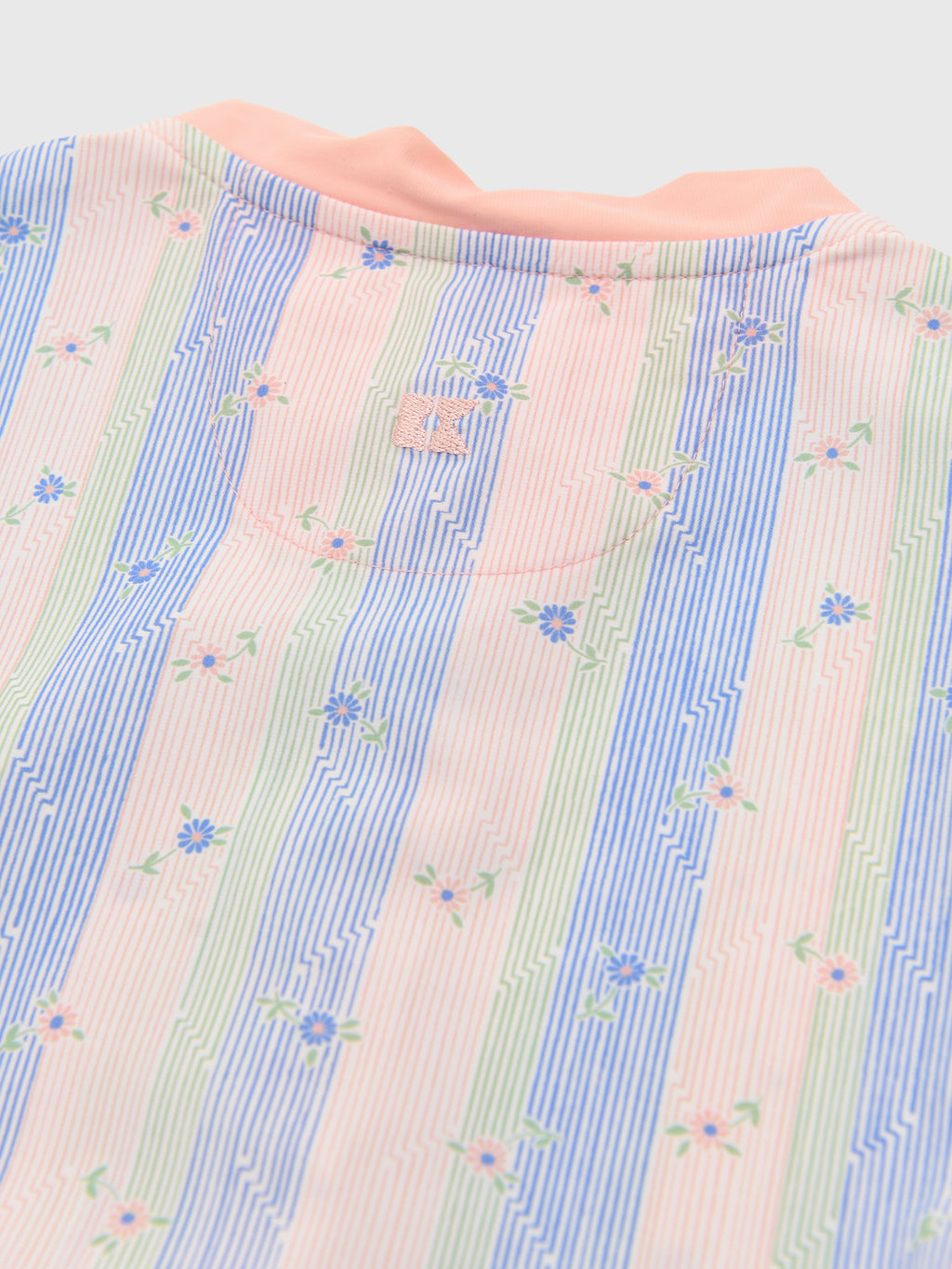 Courtside Kids Girls' Striped In Bloom Court Dress - Saint Bernard