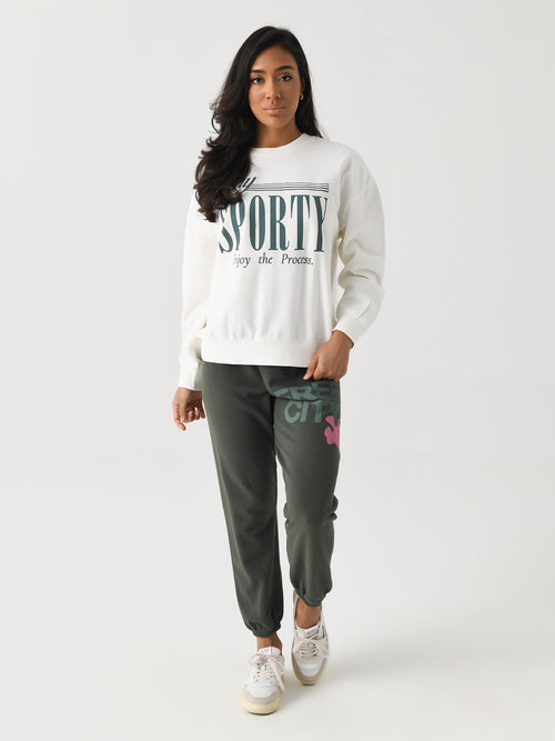 Z Supply Women's Sporty Crewneck Sweatshirt