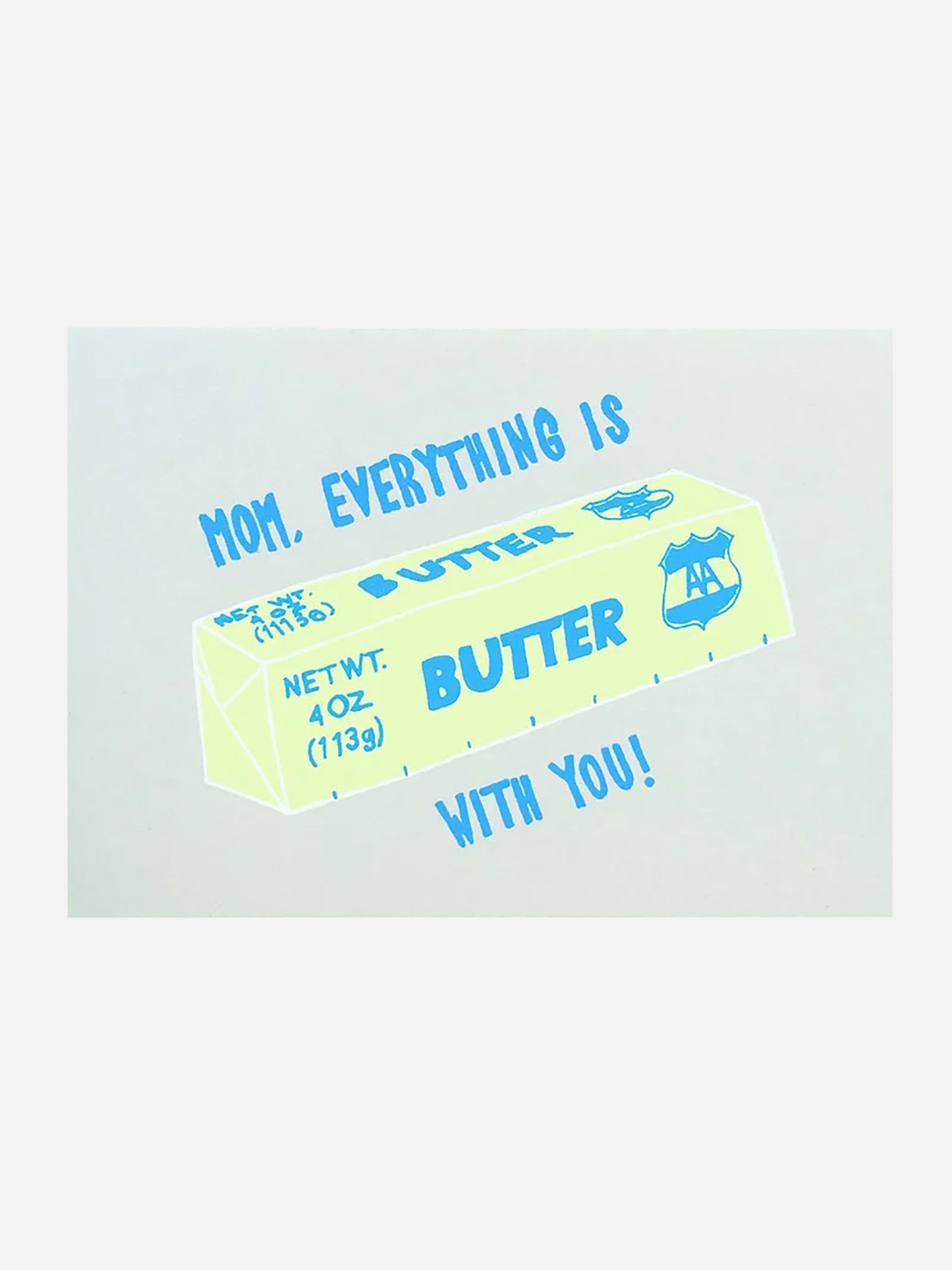 Alphabet Studios Mom Butter Card