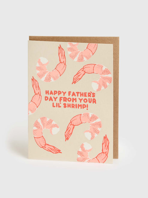 Alphabet Studios Dad Shrimp Card | $5.50 | Saint Bernard