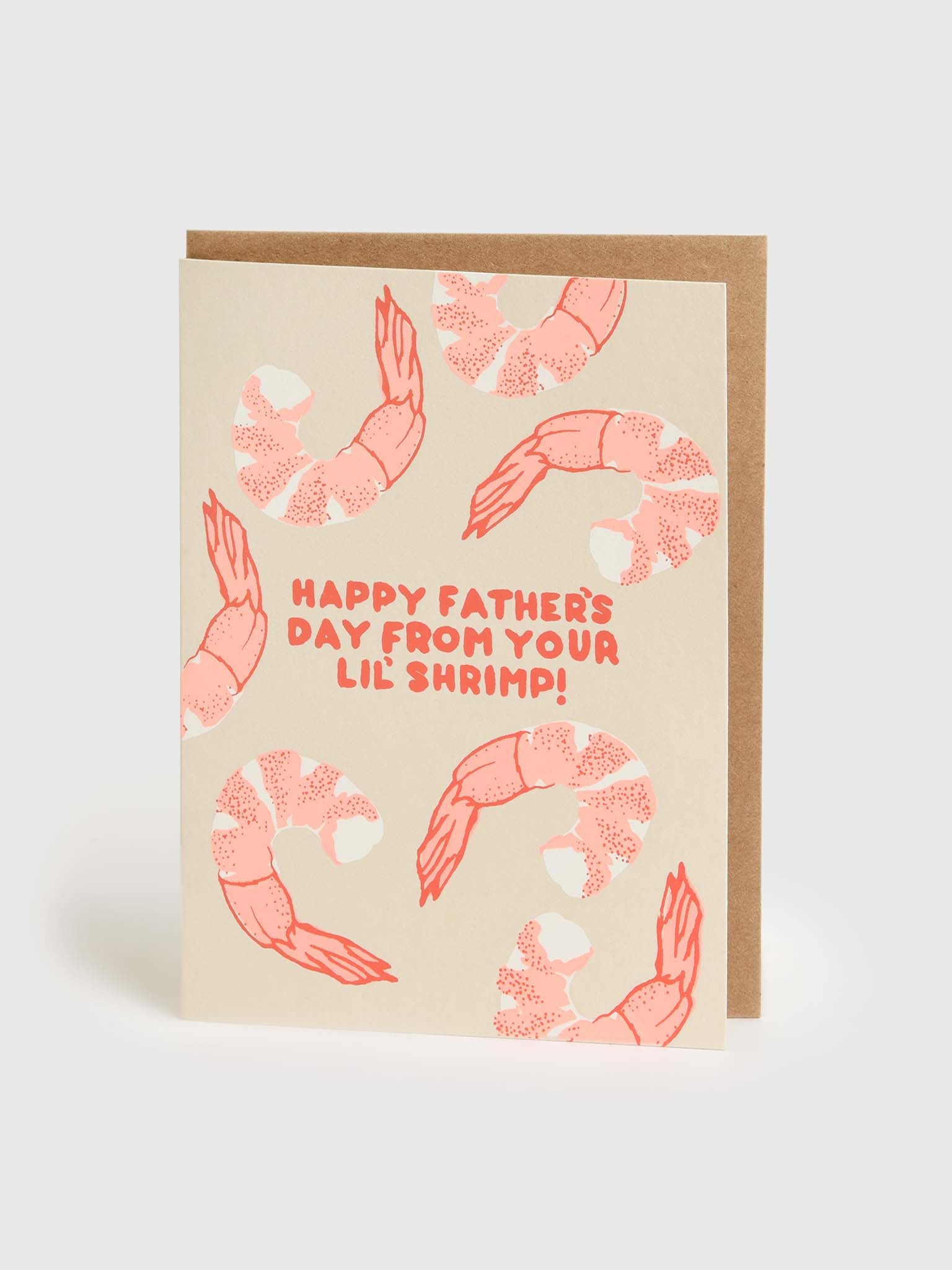 Alphabet Studios Dad Shrimp Card - Saint Bernard
