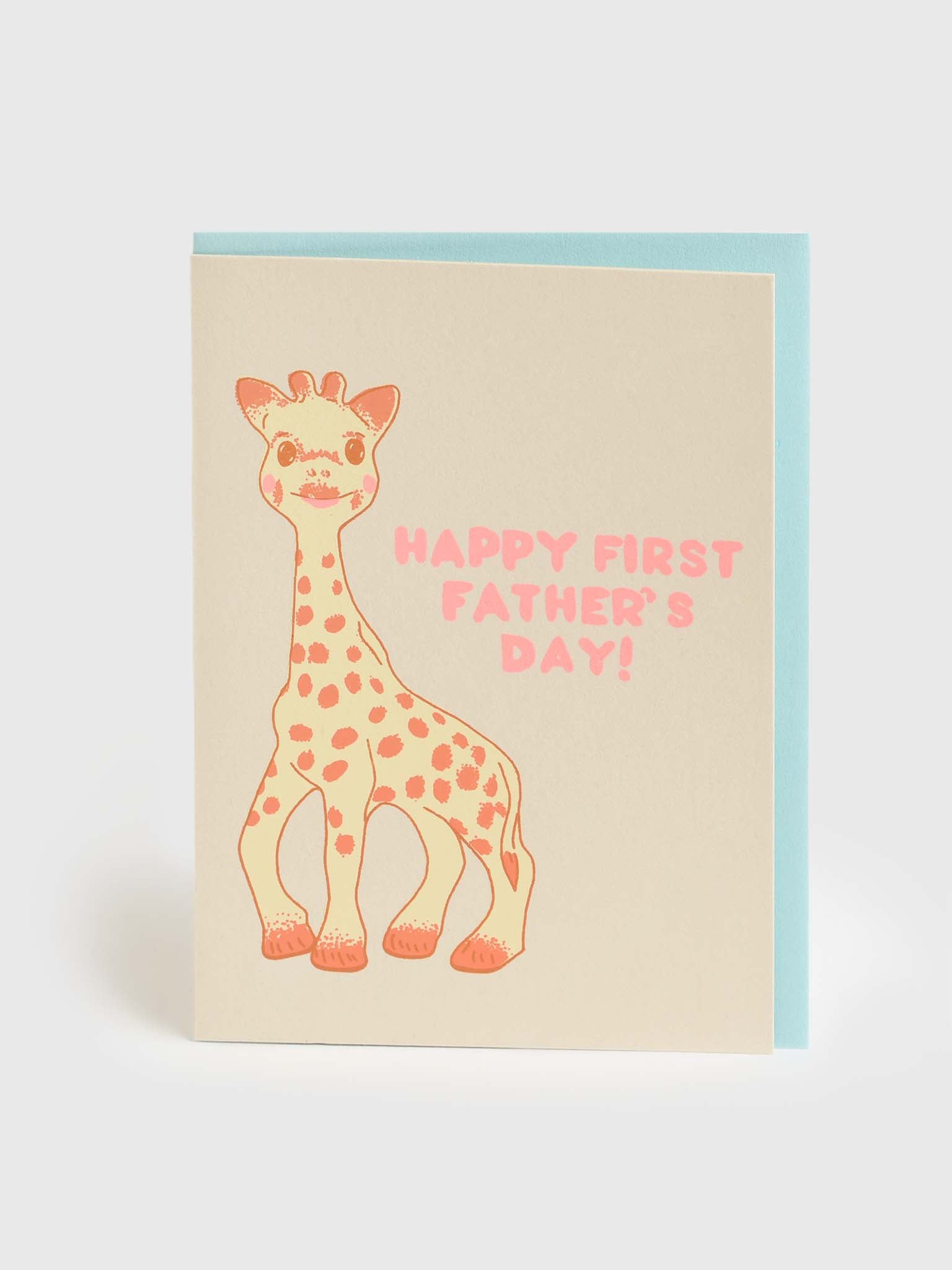 Alphabet Studios First Father's Day Card - Saint Bernard
