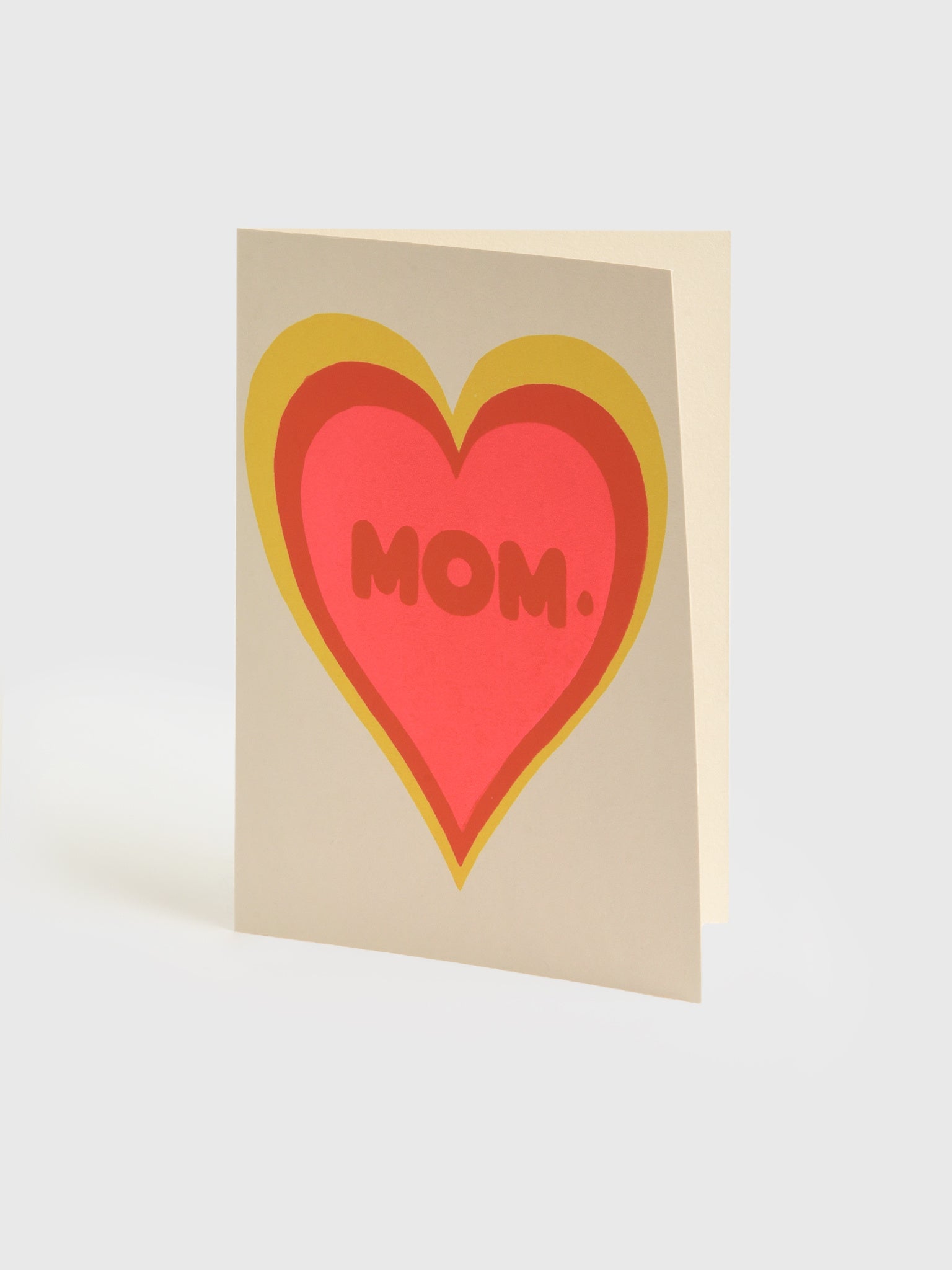 Alphabet Studios Mom Heart Shadow Card - Saint Bernard