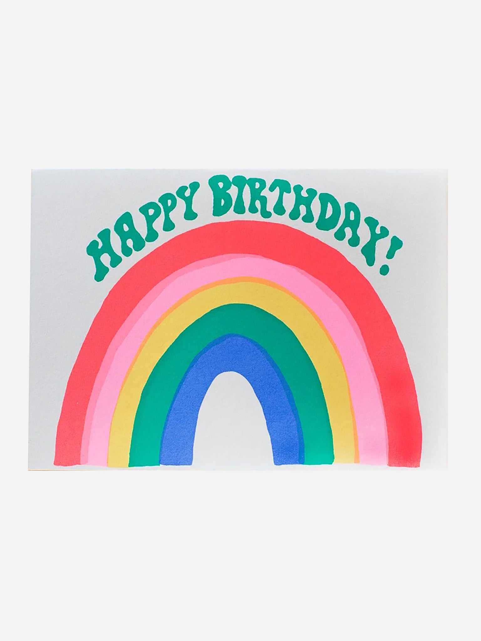 Alphabet Studios Birthday Rainbow Card - Saint Bernard