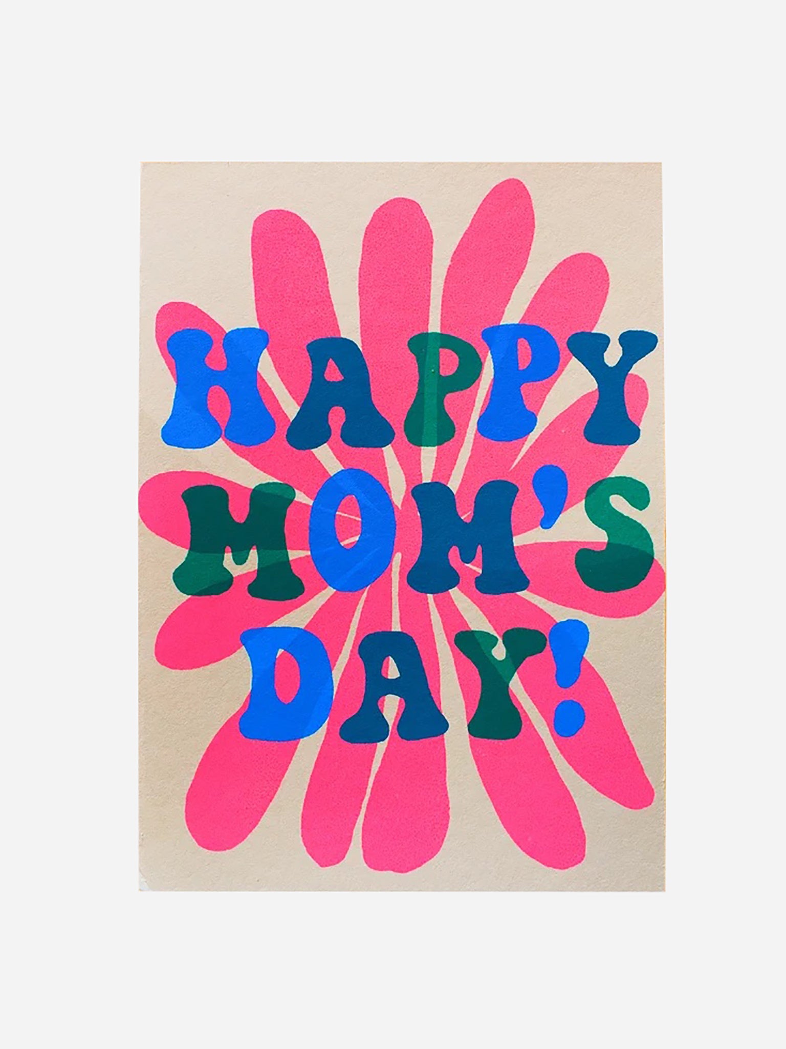 Alphabet Studios Mom's Day Flower Card - Saint Bernard