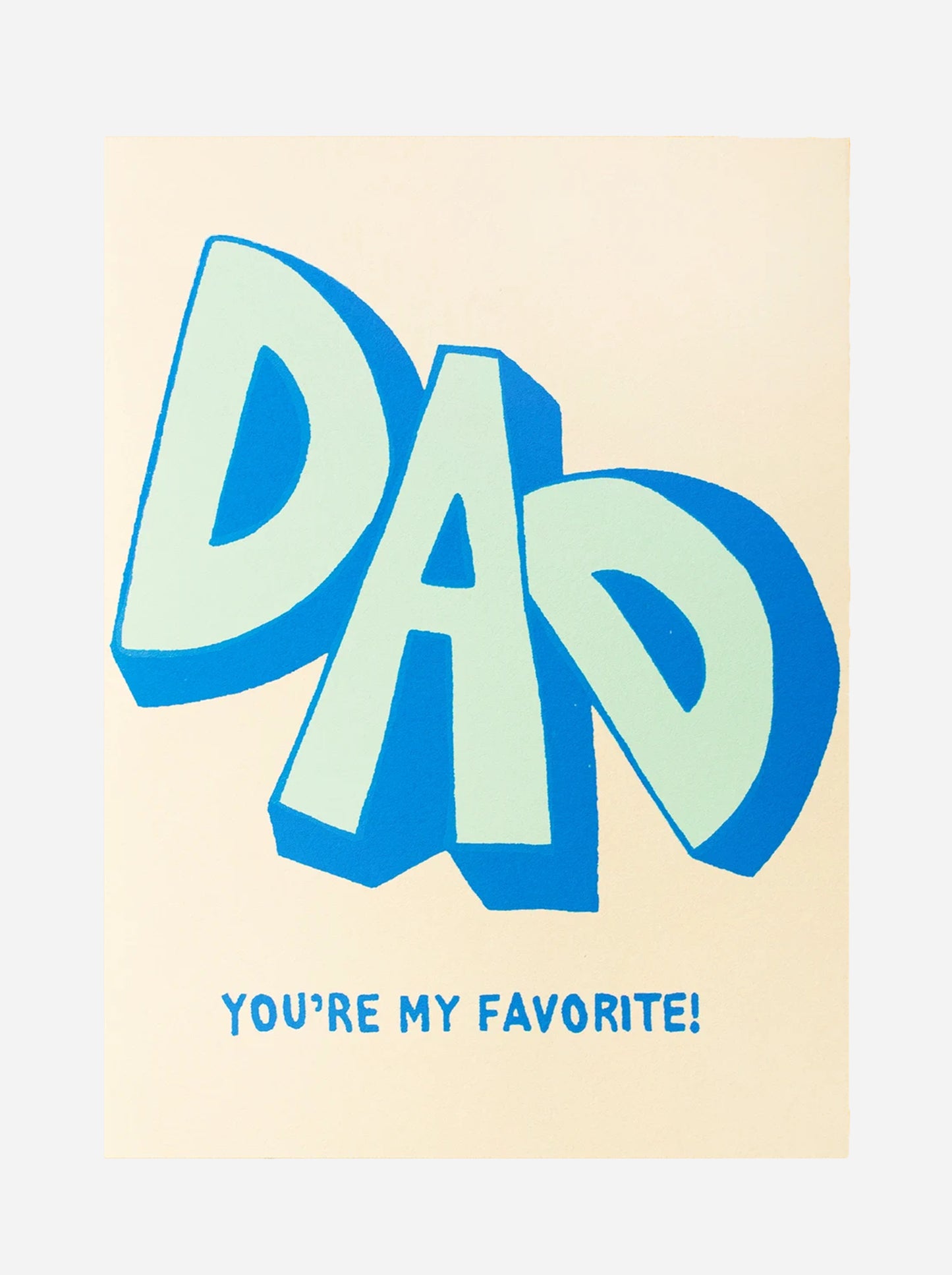 Alphabet Studios Favorite Dad Card