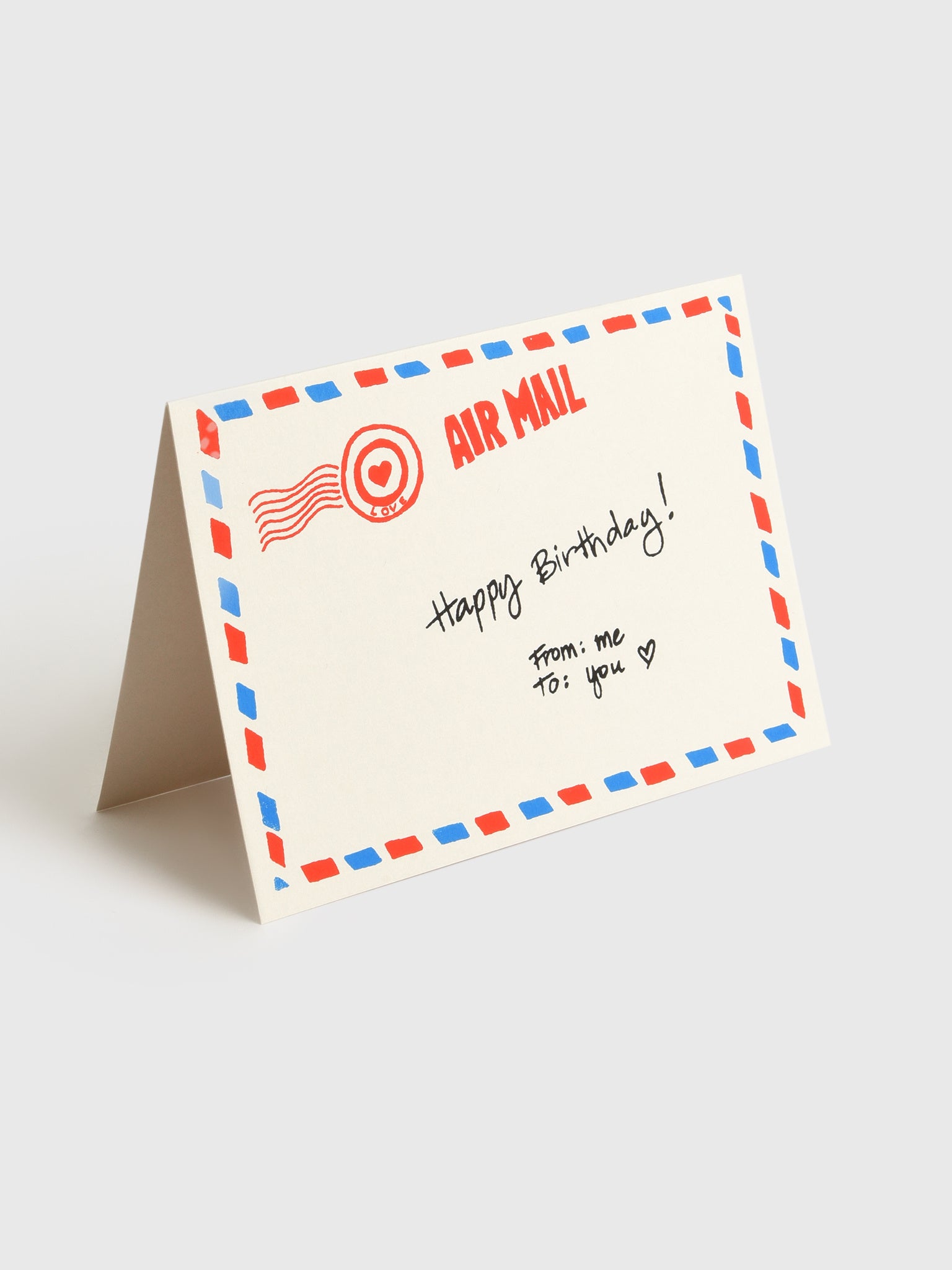 Alphabet Studios Birthday Envelope Card - Saint Bernard