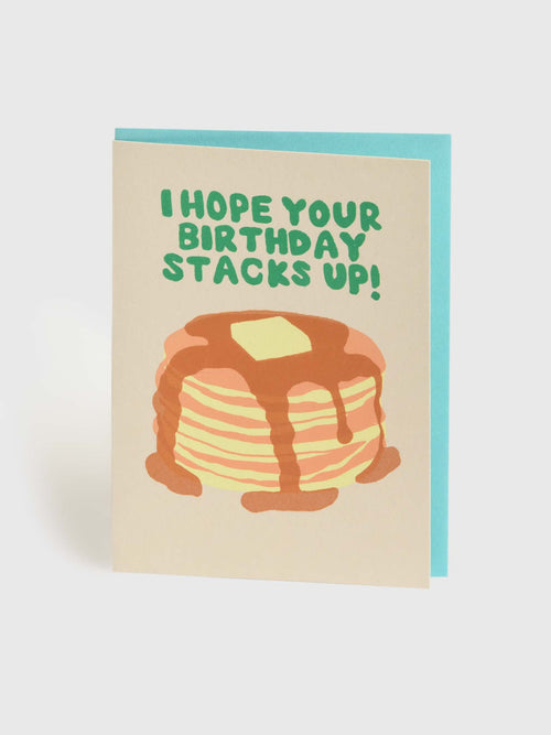 Alphabet Studios Birthday Pancakes Card