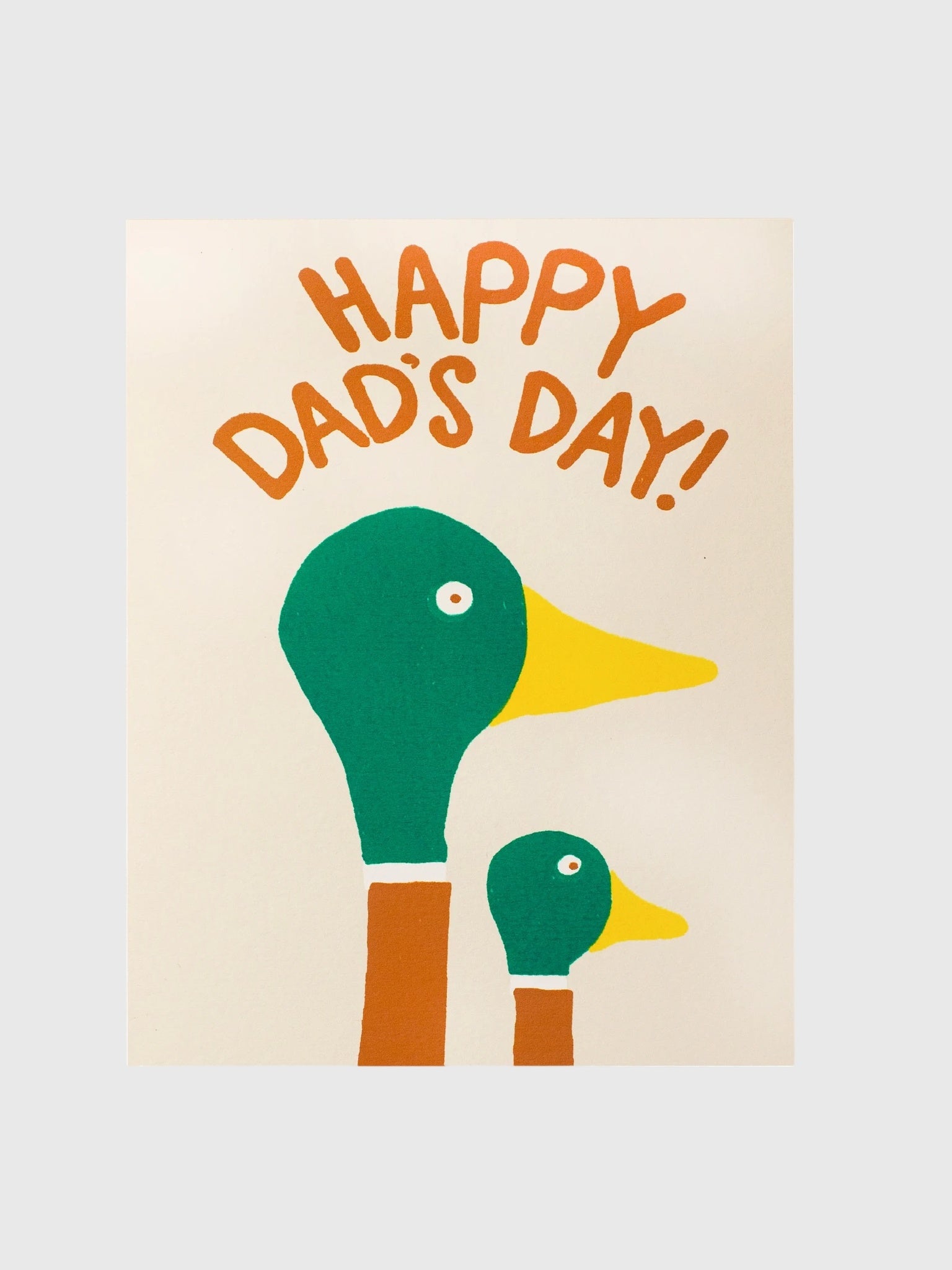Alphabet Studios Dad's Day Duck Card - Saint Bernard