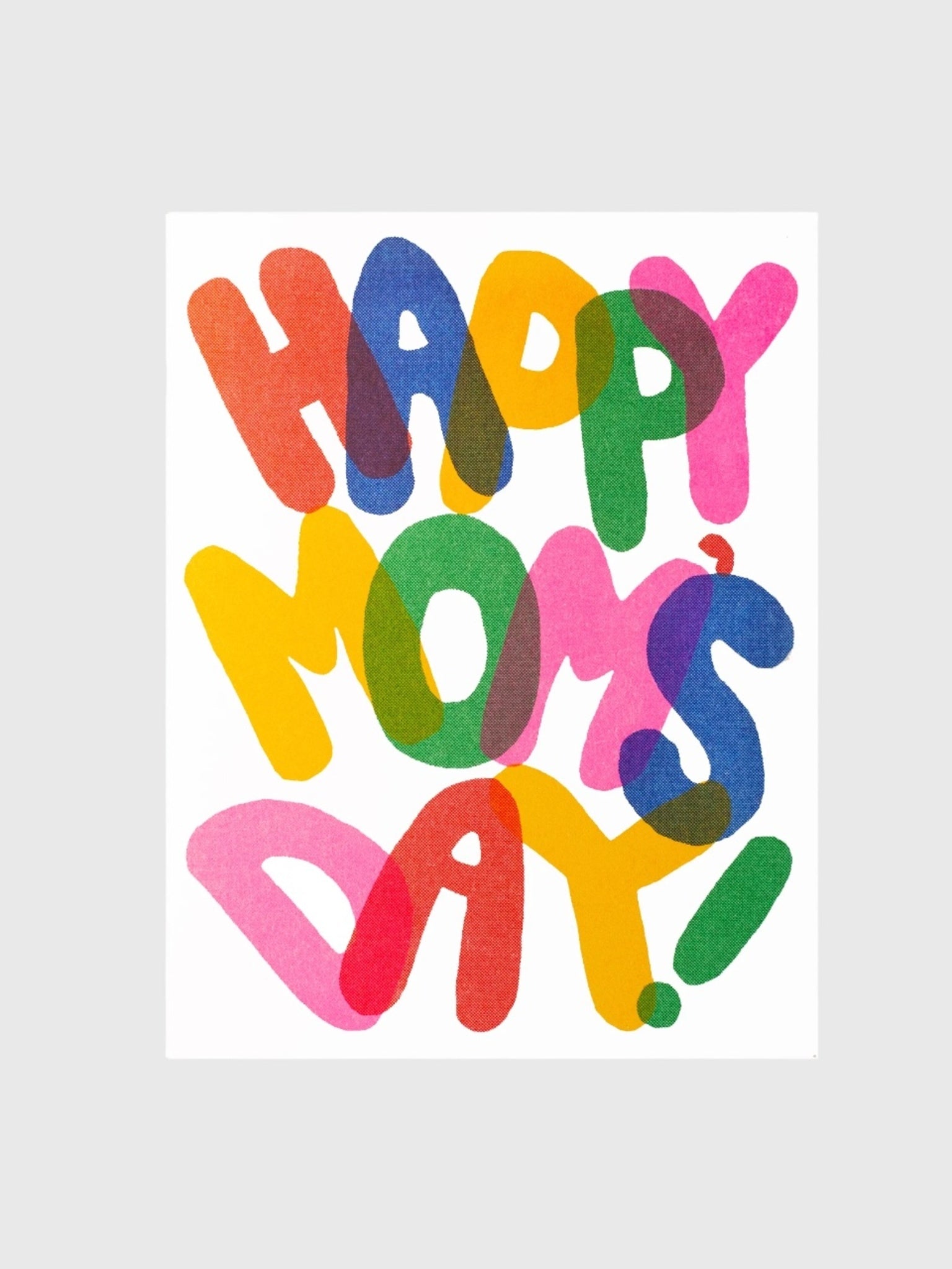 Alphabet Studios Mom's Day Crooked Card - Saint Bernard