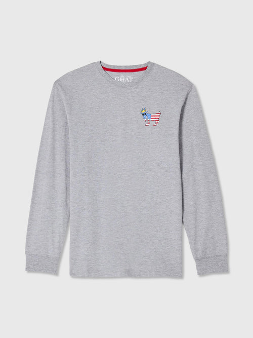 Goat USA Boys' Freedom Long Sleeve T-Shirt - Saint Bernard