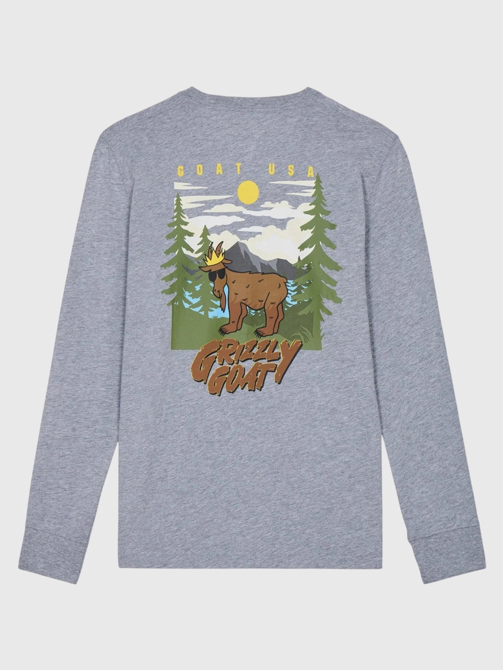 Goat USA Boys' Grizzly GOAT Long Sleeve T-Shirt