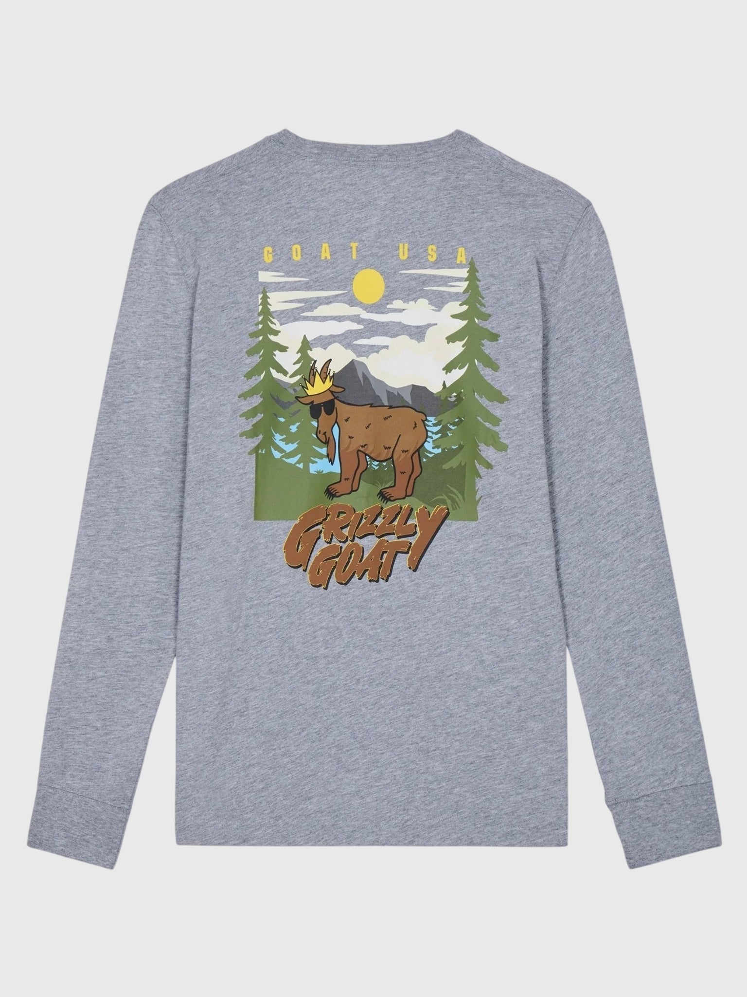 Goat USA Boys' Grizzly GOAT Long Sleeve T-Shirt