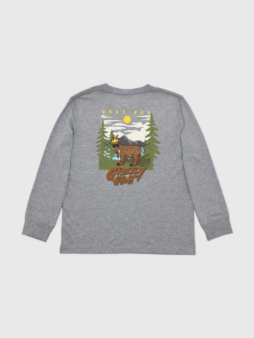 Goat USA Boys' Grizzly GOAT Long Sleeve T-Shirt - Saint Bernard