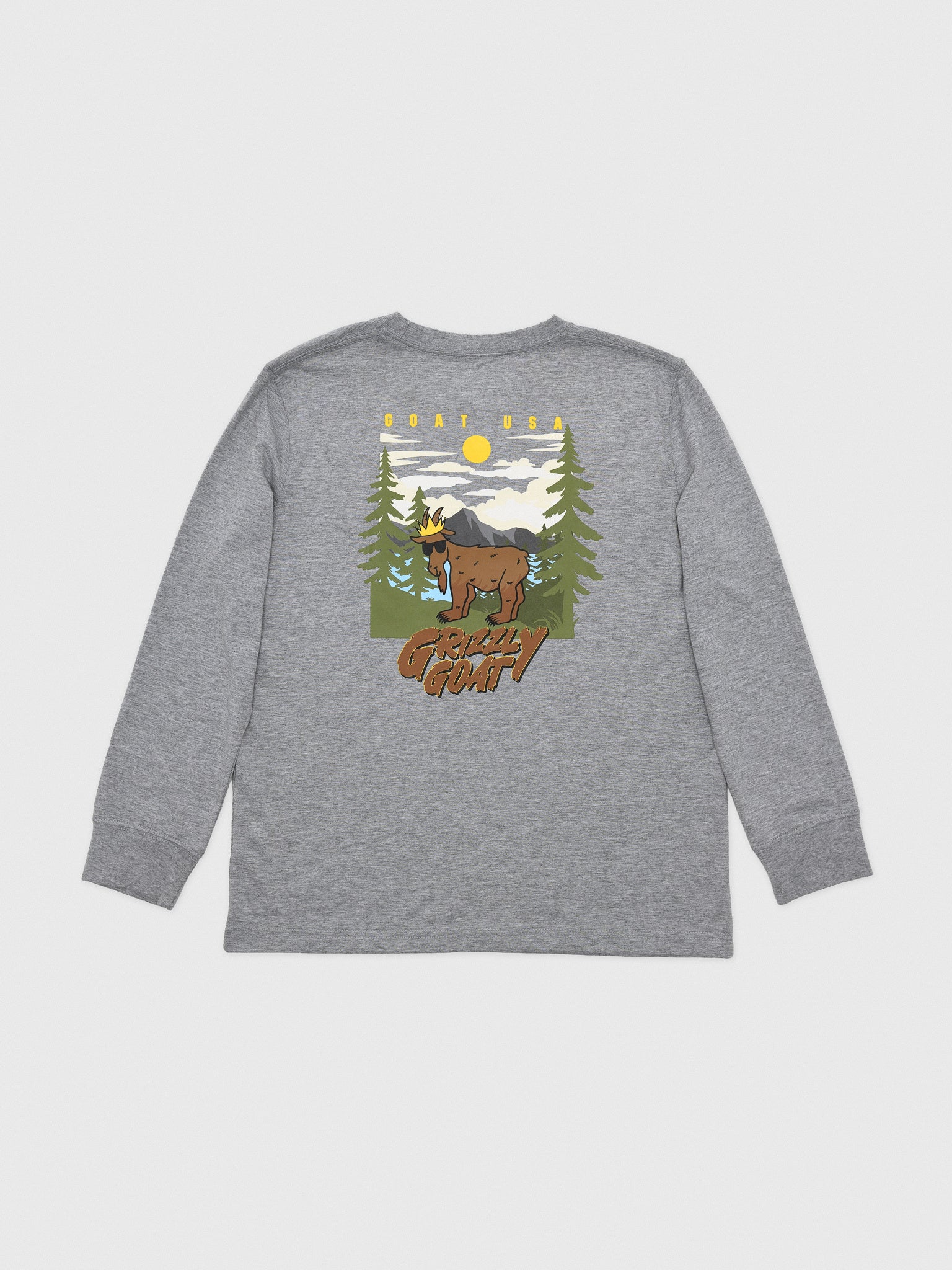 Goat USA Boys' Grizzly GOAT Long Sleeve T-Shirt - Saint Bernard