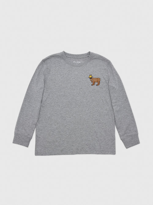 Goat USA Boys' Grizzly GOAT Long Sleeve T-Shirt